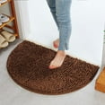 thumbnail image 2 of Fiomva 40*60CM Non-slip Half Moon Round Semi Circle Machine Washable Kitchen Rubber Back Mat Bathroom Rug, 2 of 2