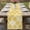 Yellow, variant on Table Runner 90 Inches Long for Kitchen Dining, Yellow Geometric Dresser Scarf Farmhouse, Dining Table Decorations for Wedding/Parties, Morocco Modern Abstract Plaid Art 13 x 90 In