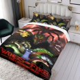 thumbnail image 3 of Alas de Fuego Conjunto de sábanas temático, trío de piezas, cómodo y amigable con la piel, diseño único, regalo de decoración para el hogar para familiares, amigos y fans, 90 cm * 190 cm, 3 of 6
