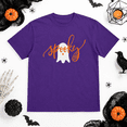 thumbnail image 2 of PAVIG Spooky Ghost Halloween Shirt, Cute Minimalist Fall Graphic Tee, 2 of 7