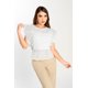 thumbnail image 2 of Blusa Flores Dama Blanco Mundo Terra 026194, 2 of 3