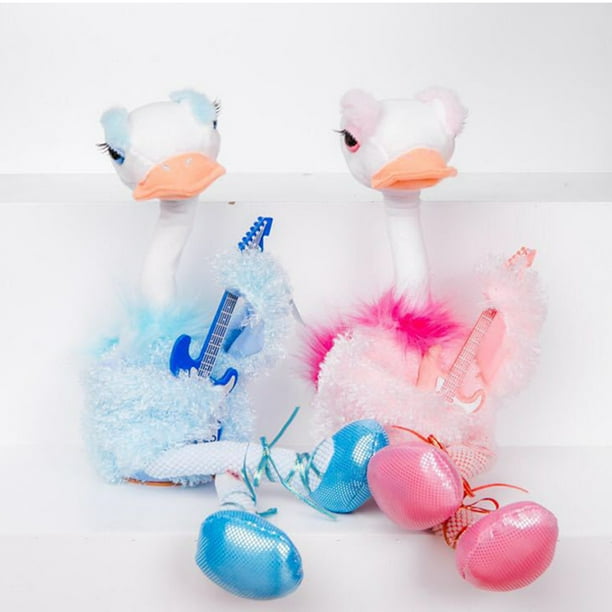 Funny Animated Plush Flamingo Toy Novelty Cartoon Dancing Singing Toys With
