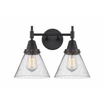 Innovations 447-2W-BK-G44 Two Light Bath Vanity