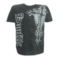 thumbnail image 1 of Camiseta de la cruz de la cruz gigante de los hombres konflicos - verde oscuro - 2x-grande Konflic Camiseta de manga corta, 1 of 2