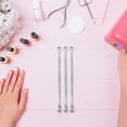 thumbnail image 4 of STRANDCHIC 4Pcs Professional Stainless Steel Nail Cuticle Pusher Dual Ended Tool for Home Use, 4 of 8