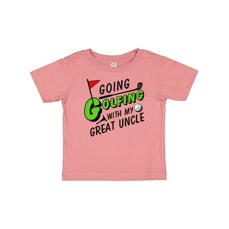 

Inktastic Going Golfing with my Great Uncle- kids golf Gift Baby Boy or Baby Girl T-Shirt