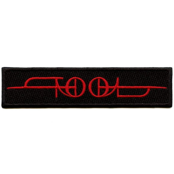 Tool Rock Band Patch Red Fear Inoculum Logo Embroidered Iron On