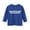 Blue, variant on Coerni Girls Crewneck T Shirt Long Sleeve Slogan Print Tee Pullovers Hair Would Only Slow Me Down Kids Fall Daily Clothes