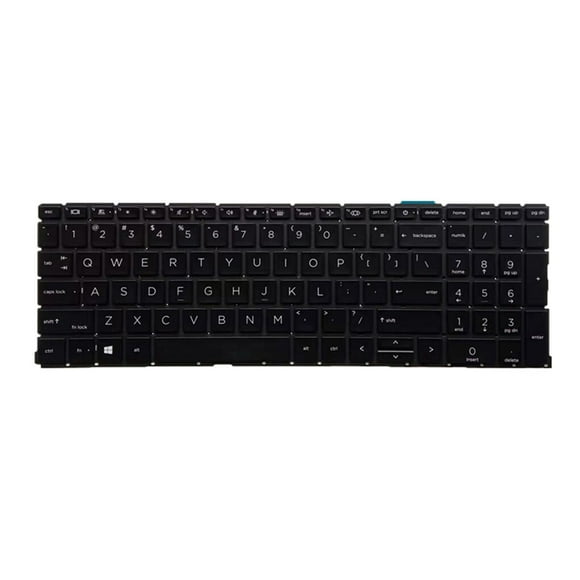 enqiretly Keyboards Dust-proof Fluent Typing Universal Notebook Non Slide Computer Components Backlight Replacement for HP ProBook 450 G8