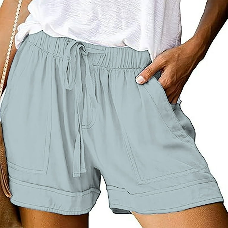 Women's Denim Shorts Linen Shorts For Women Casual Summer Shorts