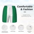 thumbnail image 3 of Mens Flag Of Nigeria Swimming Trunks with Compression Liner Beach Quick Dry Swim Shorts, 3 of 6