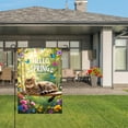 thumbnail image 3 of Amhnf Hello Spring Cat On Swing Garden Flag For Home Outdoor Garden Yard Decor 12x18 inch, 3 of 5