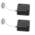 thumbnail image 4 of 2pcs Retractable Remote Control Cable Tether Lock With Adjustable Locking Leash Clasp Security Lanyard Lock For Gaming Controller Tablets Showroom, 4 of 6