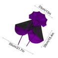 thumbnail image 5 of Vggrvlo Pet Halloween Costumes Pet Dracula Costumes for Small and Medium Pet Bed (Purple), 5 of 6