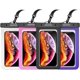 thumbnail image 1 of 4 Pack Waterproof Cell Phone Pouch - Universal Water Proof Dry Bag Case with Neck Lanyard - Underwater Clear Cellphone Holder Large Protector for iPhone Samsung Galaxy for Beach Pool Swimmin, 1 of 5
