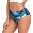 thumbnail image 2 of Fotbe Cartoon Cute Shark Calzones Estampados para Mujer – Ropa Interior de Algodón, Cómoda, Suave y Elástica-Large, 2 of 6