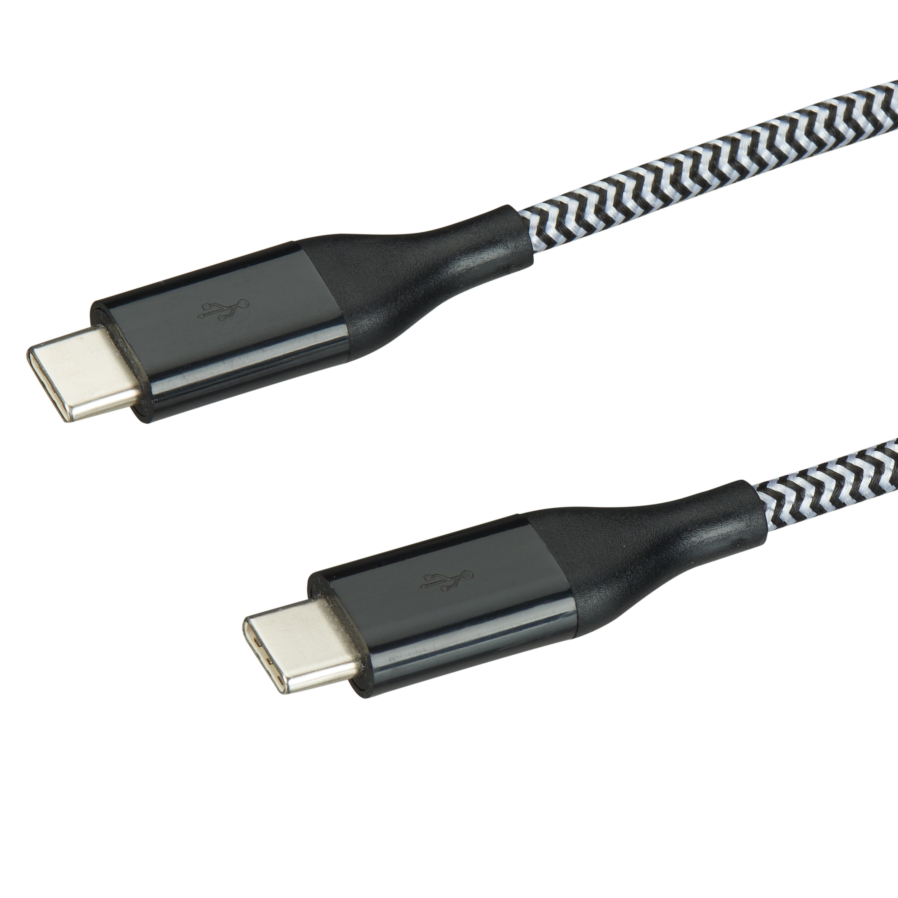 Blackweb Braided Nylon USB CC 2.0 Charging Cable 6', Multiple Colors