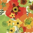 thumbnail image 2 of Pela Studio 15x15 Gold Ornate Wood Framed with Double Matting Museum Art Print Titled - Garden Brights II, 2 of 4