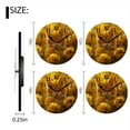 thumbnail image 2 of Battery Operated Analog Wall Clocks Non-Ticking Silent Modern Clock Decorative for Home,Office-Cute Little Cat Stands In The Yellow Dandelions(12inch), 2 of 4