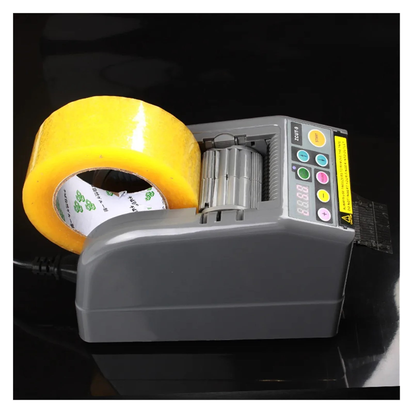 Automatic Tape Machine, Dispenser Electric Adhesive Tape Cutter, Cutting Tape Distribution Office Packaging Tools 6-60mm