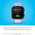 thumbnail image 4 of Garmin Montre Intelligente pour Enfants avec Suivi de Localisation par Messagerie Texte et Voix Lilas Floral, 4 of 5