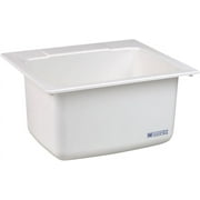 Mustee 10C Utility Sink 22" x 25", White