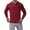 Red, variant on Men Polo Shirts Casual Solid Color Long Sleeve Striped Lapel T Shirt Button Down Winter Spring Daily Polos for Men Black L