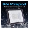 thumbnail image 4 of Outdoor LED PIR Motion Sensor Floodlight 100W 50W Waterproof High Brightness Spotlight For Garden Street Wall Floodlights ,Power Saving, 4 of 7