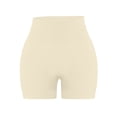 thumbnail image 5 of Stichou Womens Gym Shorts Biker Shorts High Waist Scrunch Butt Lifting Leggings for Workout Running Yoga Beige XL, 5 of 5