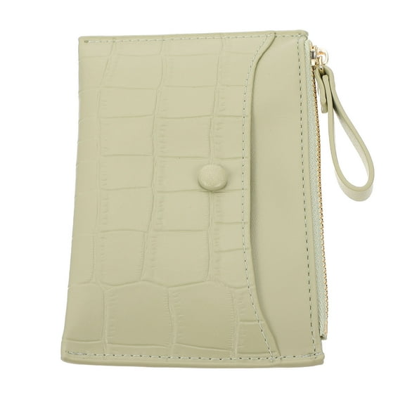 ifundom Green PU Wallet with Multiple Compartments for Cards, Cash, and - , Stylish, and Compact