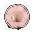 thumbnail image 4 of LEKODE Straw Bucket Hat Womens Beach Hat Straw Cowboy Hat Straw Hats for Men Umbrella Hat Fishing Hat Straw Hats for Women Pink One Size, 4 of 5