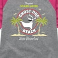 thumbnail image 3 of Nightmare Before Christmas - Tropical Scare-adise - Local Ghouls Only - Toddler And Youth Girls Raglan Graphic T-Shirt, 3 of 4