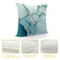thumbnail image 4 of Fenyluxe Ice Droplets Pillow Cushion Covers Short Plush Throw Pillow Cover 1PC for Sofa Couch Bedroom Car Home Decor 24x24in, 4 of 5