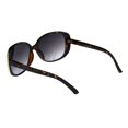 thumbnail image 4 of Womens Gold Nugget Rhinestone Side Trim Plastic Butterfly Sunglasses Tortoise Smoke, 4 of 4