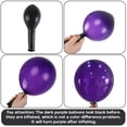 thumbnail image 3 of Globos de látex Jobkoo, color morado, 30 cm, paquete de 100 unidades para decoración de fiestas, 3 of 7