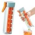 Long Ice Tray Play Ice Cubes Baby Food Freezer Tray Silicone 6 Cell Ice