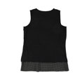 thumbnail image 2 of Alfani Womens Geo-Print Overlay Tank Top black S, 2 of 2