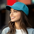 thumbnail image 4 of Dalix Lil Butterfly Embroidered Cotton Cap Outdoor Dad Hat Womens in Teal, 4 of 5