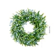 thumbnail image 3 of Corona de tulipanes de primavera 13,7 pulgadas Decoración colgante de puerta de jardín Plástico verde • Puerta principal Pared de patio Decoración festiva interior con corona de primavera, 3 of 8