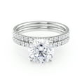 thumbnail image 2 of 2 1/2 Carat Diamond and Moissanite Engagement Ring in 14k White Gold (G-H/SI, G-H/VS, cttw) Size 10.5 by Beverly Hills Jewelers, 2 of 5