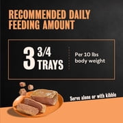 Cesar Classic Loaf in Sauce Wet Dog Food Chicken & Liver Flavor, 3.5 oz. Easy Peel Trays, 24 Count