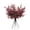 Burnt Orange, variant on 8Pcs 19.29" Artificial Cherry Blossom Branches, Faux White Plum Flower Stems for Elegant Wedding Centerpiece Bouquet Decor