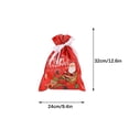 thumbnail image 2 of Bolsas de Navidad para Regalos Bolsa de Dulces de Cordón de Decoración de Navidad (24 * 32cm) Regalos de Dulces de Navidad, 2 of 7