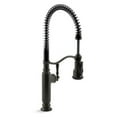 thumbnail image 2 of KOHLER Tournant Semi-Professional Pull-Down Kitchen Sink Faucet, Commercial Kitchen Faucet with Pull Down Sprayer, 77515-CP, Polished Chrome, 2 of 2