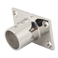 thumbnail image 1 of Aramox Boat Handrail Rectangular Base, Boat Handrail Fitting Rectangular Base Silver Rugged Rustproof Boat Deck Handrail Rectangular Base for Boat Marine Yacht, 1 of 8