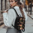 thumbnail image 3 of HELLHERO Christmas Reindeer Star Print Mini Purse Backpack for Travel Outing, Lightweight Travel Backpack Polyester Adjustable Strap Small Backpack, 3 of 8
