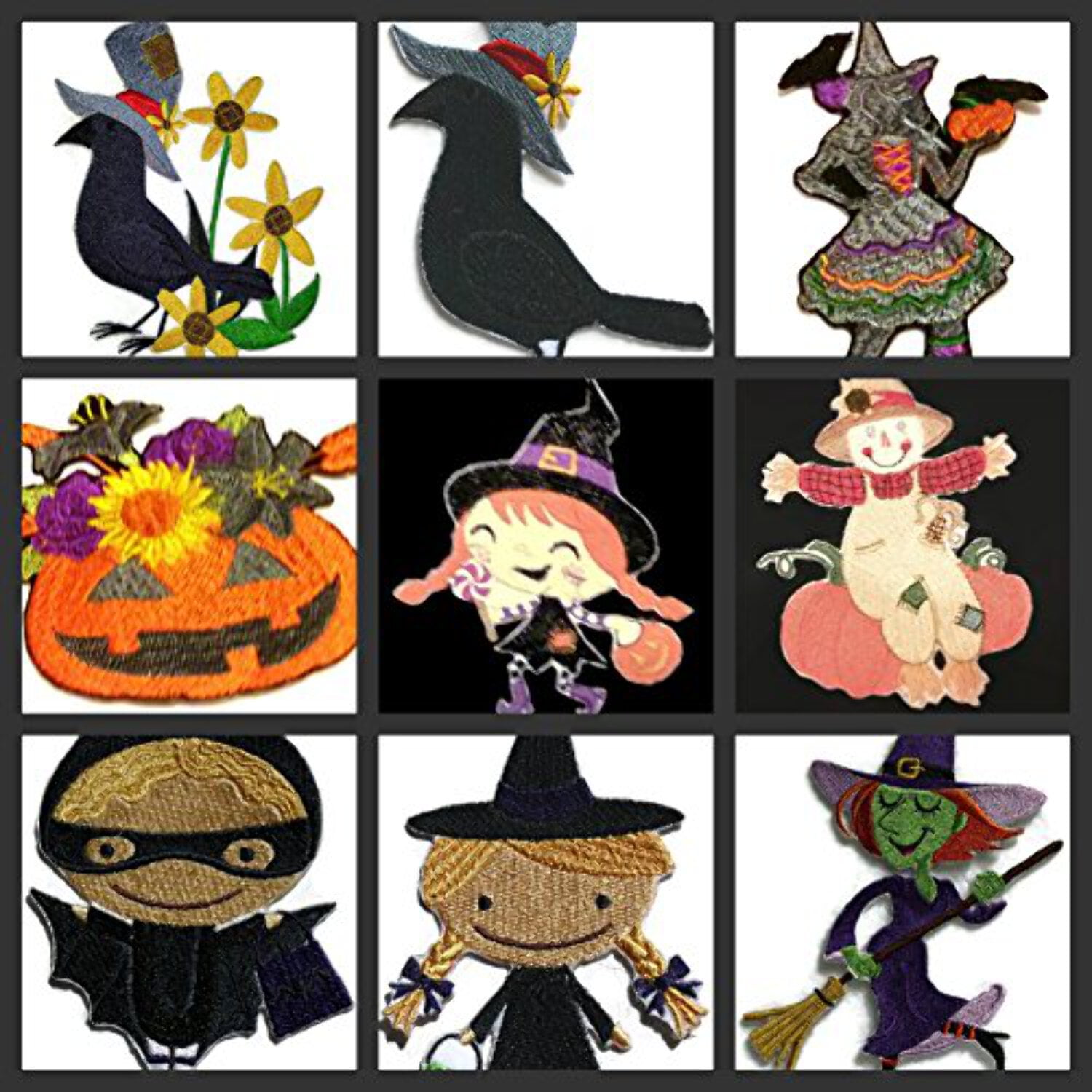 Winnifred Witch on The Moon Embroidered Iron on/Sew Patch [4.83" X 5.47"]