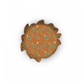 thumbnail image 5 of Abstract Ottoman Cover, Eyeball Look Circle Motif, 2 Piece Slipcover Set with Ruffle Skirt for Square Round Cube Footstool Decorative Home Accent, Standard Size, Amber Seafoam, by Ambesonne, 5 of 5
