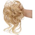 thumbnail image 1 of LAICAIW Curly Wavy Messy Synthetic Chignon Messy Bun Hair Piece Messy Long Chignon, 1 of 7