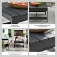 thumbnail image 3 of Better Homes & Gardens Ezra Outdoor HDPE Coffee Table, Black, 3 of 9